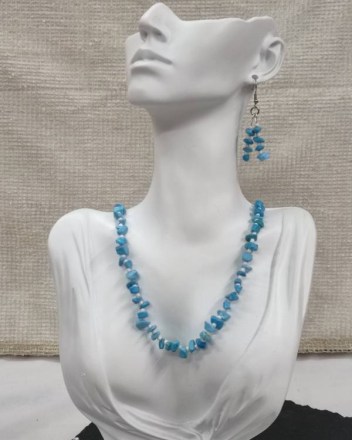 2   σετ κολιε σκουλαρικια χαντρες μπλε (1)